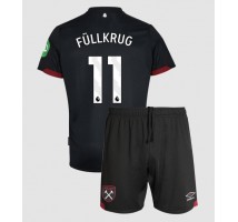 West Ham United Niclas Fullkrug #11 Koszulka Wyjazdowa dzieci 2024-25 Krótki Rękaw (+ krótkie spodenki)